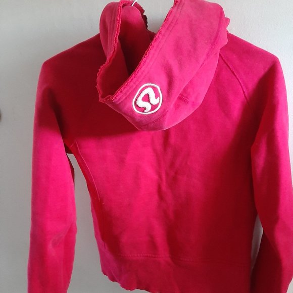 Lululemon Size 8 Pink Hoodie Zip up Jacket - Picture 1 of 7